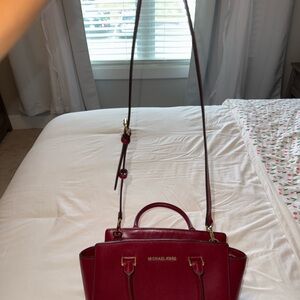 Michael Kors Burgundy Crossbody Bag